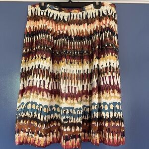 Lafayette 148 New York Pleated A Line Skirt 16
